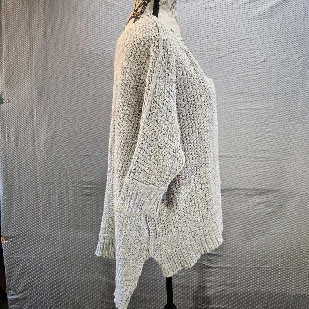 Free People Oversized Cozy Cat Chunky Pullover Knit Sweater XS Slouchy Boxy Boho - Picture 6 of 13